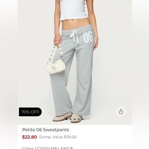 Edikted Gray Melange 06 Sweatpants